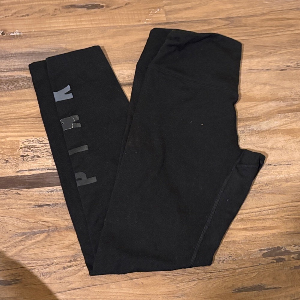 Pink Black Insulated Leggings